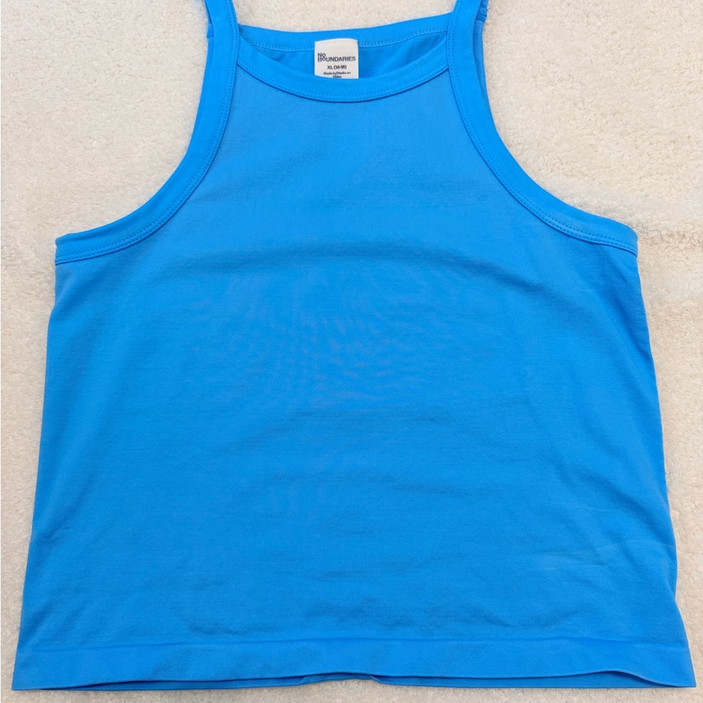 women’s Blue Tank Top